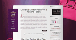 Desktop Screenshot of birkinbagblog.co.uk